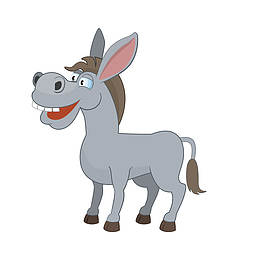 卡通野驴
