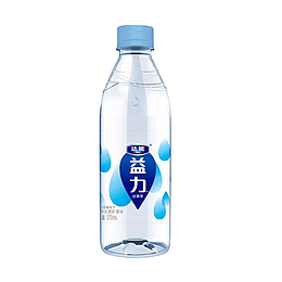 达能益力矿泉水瓶装水水滴蓝色塑