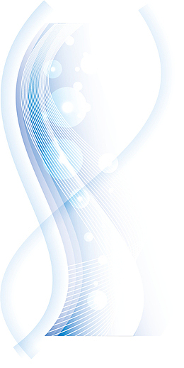 发光粒子蓝色渐变波浪背景