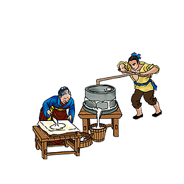 磨豆浆简图