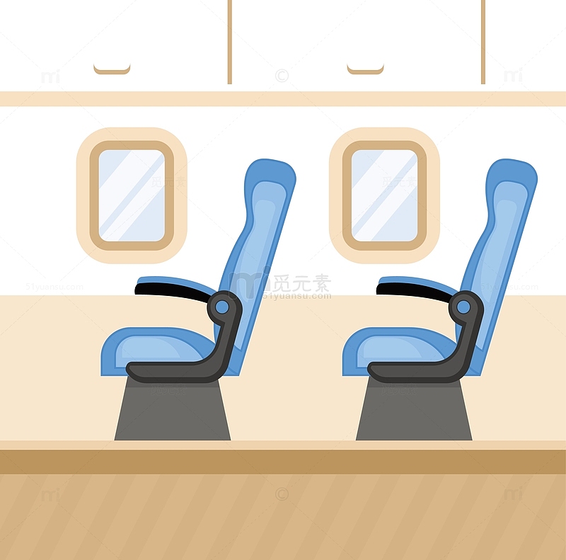 飞机上的座位