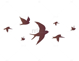 矢量图免抠燕子下载