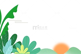 小清新春天来了背景