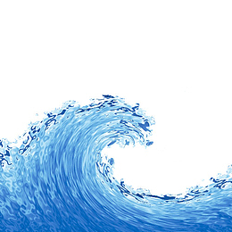 翻卷的海浪
