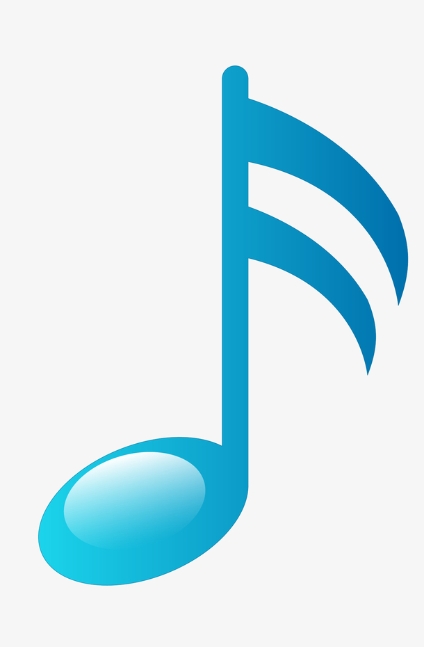 蓝色音符装饰矢量图免抠素材免费下载_觅元素51yuansu.com