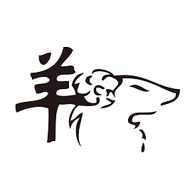 卡通手绘装饰十二生肖简笔画头像