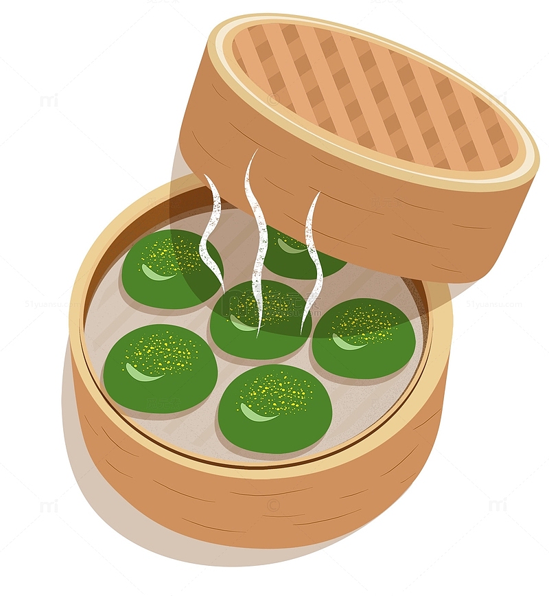 传统中国饮食清明节食物青团插图