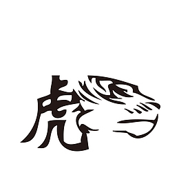 卡通手绘装饰十二生肖简笔画头像