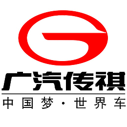 扁平化装饰广汽传媒企业标志