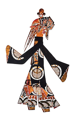 精雕细琢皮影人物