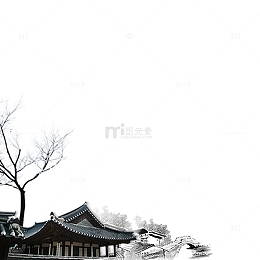 中国古建筑背景