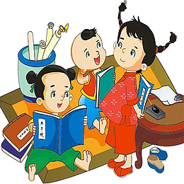 中国国学卡通画