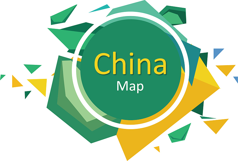 中国地图总览PPT图片素材