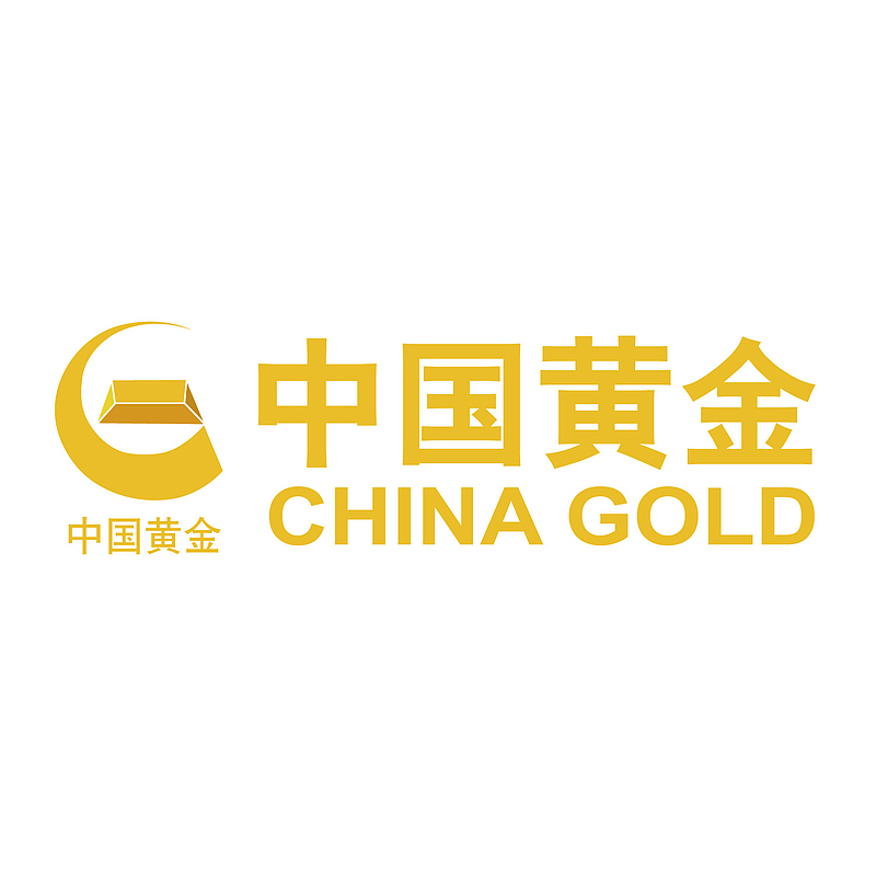 黄色中国黄金logo标志