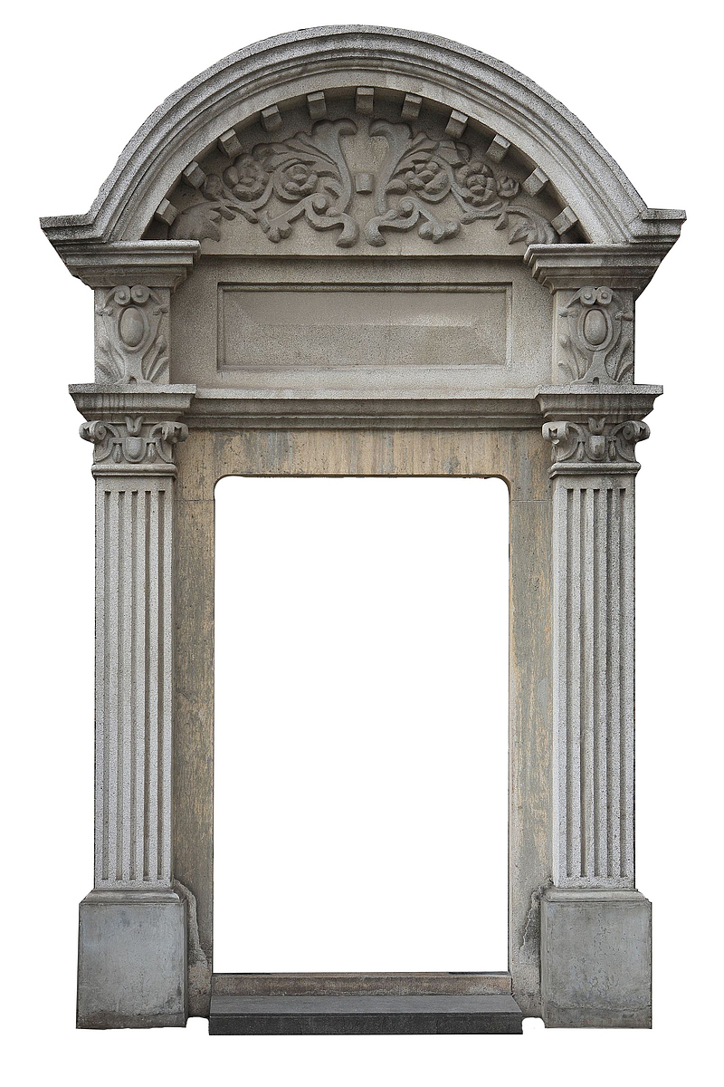 古典石门框