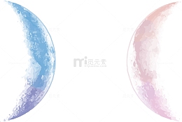 一轮梦幻月牙