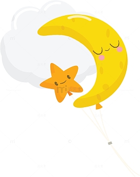 星星月亮卡通气球