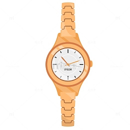 卡通手表配饰标签设计