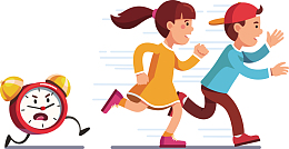 与时间赛跑的孩子