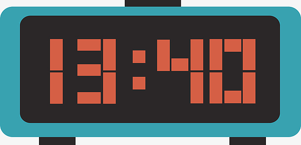 13点40定时器素材图