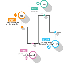 直角线条彩色时间轴
