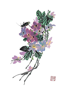中国风水彩画