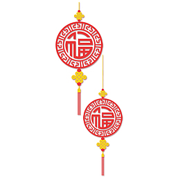 红色挂坠