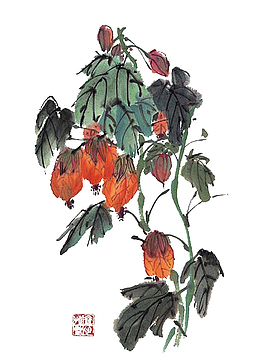 中国风水彩画