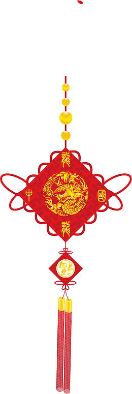春节 中国结 福气安康