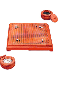 褐色中国风围棋装饰图案