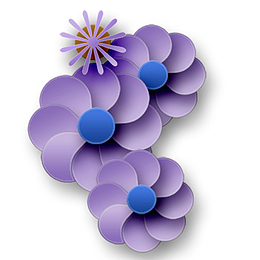 传统节日剪纸花卉装饰图案