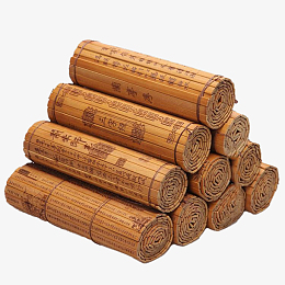 中国复古风电商古代竹签免抠图