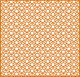 圆圈古典古风窗棂