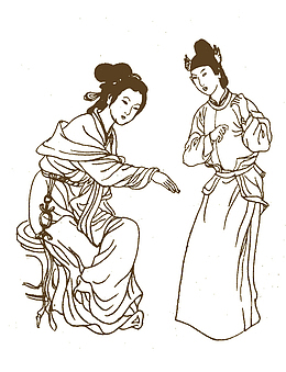 手绘中国历代服饰