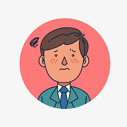 发愁图片元素_发愁免抠素材_觅元素