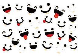 矢量图创意笑脸表情