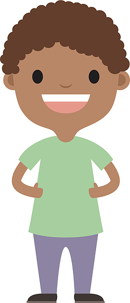 非洲男孩矢量
