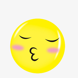 嘟起嘴的害羞的表情