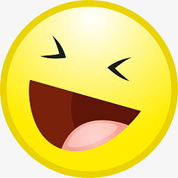 黄色可爱笑脸标签