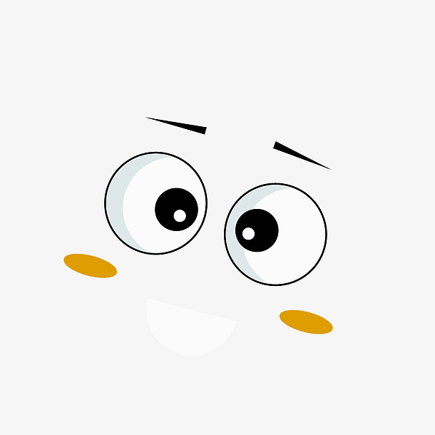 矢量卡通装饰扁平化表情眼神
