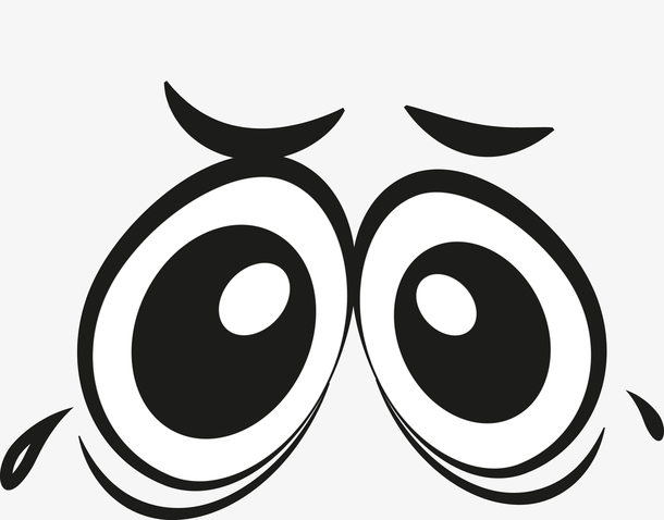 萌萌的大眼睛扁平眼睛
