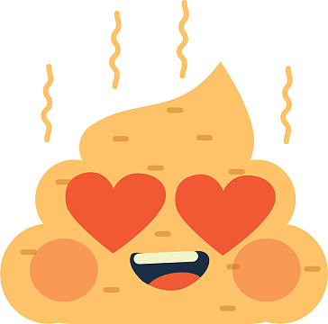 桃心眼的大便表情