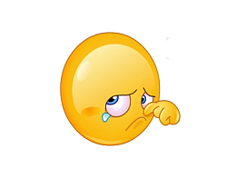 黄色表情包哭心情不好logo