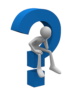 卡通创意风格3D小人困惑沮丧表