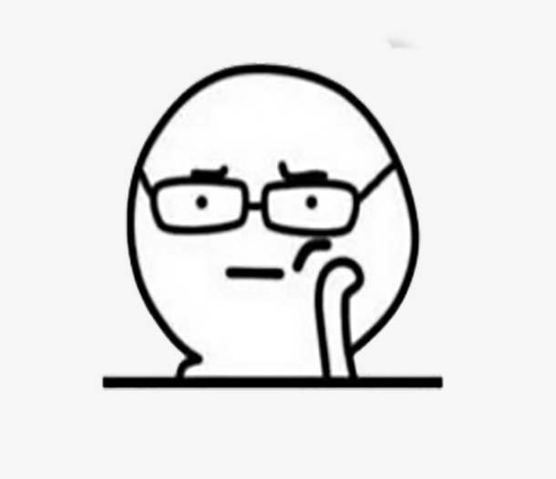 卡通不开心logo表情包惆怅