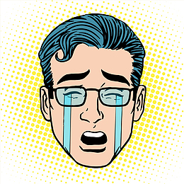 难以控制的眼泪