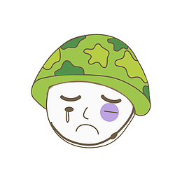 伤心的士兵