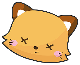 卡通时尚猫咪头像贴纸
