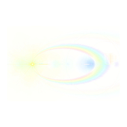 梦幻弧形炫光效果