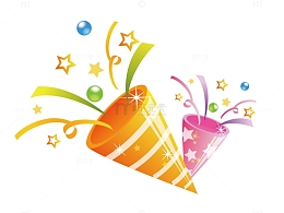 生日节日纸筒礼花